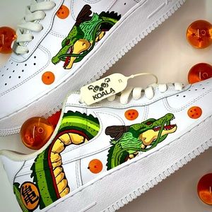 Nike Custom Air Force 1 Shenron Dragon Ball NEW